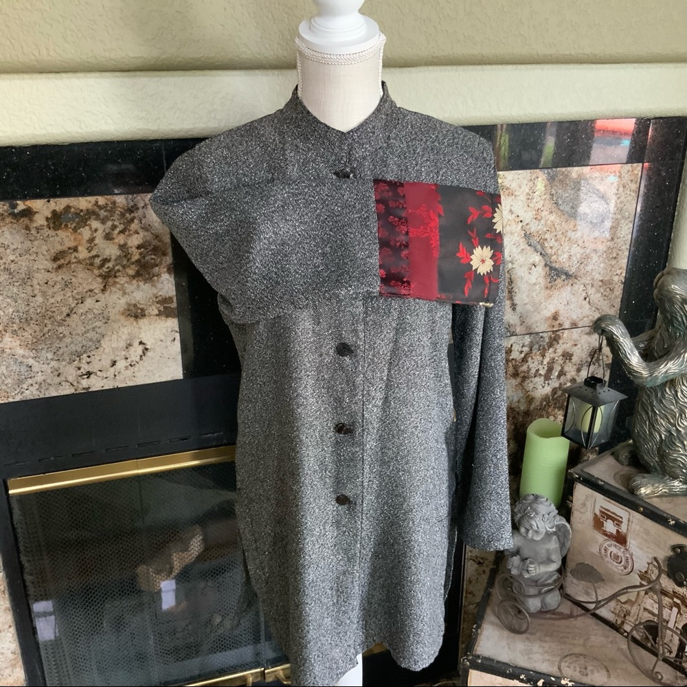 Chico’s Design Unique Button up coat - Picture 4 of 15
